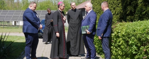 Galeria zdjęć: wizyta Księdza Biskupa Mirosława Milewskiego.